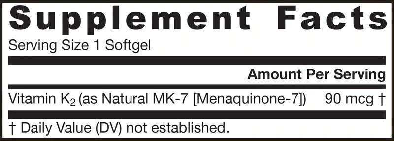 MK-7 90 mcg - 60 capsule de gel