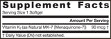 MK-7 90 mcg - 60 capsule de gel