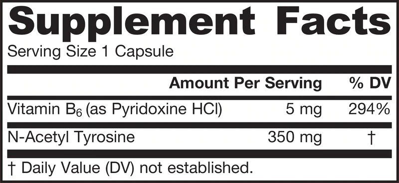 N-acetil tirozină 350 mg - 120 capsule