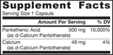 Acid pantotenic B5 500 mg - 100 capsule
