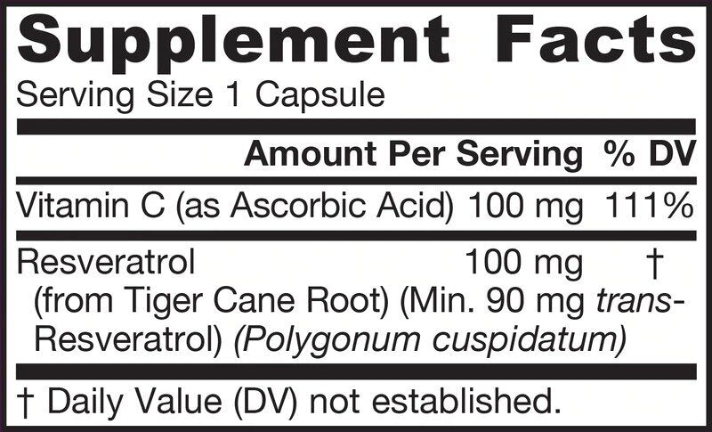 Resveratrol 100 mg - 60 capsule
