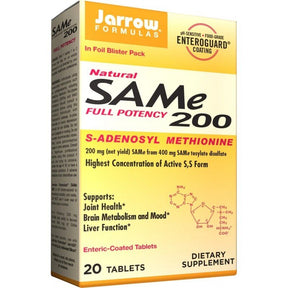 SAM-e 200 mg - 20 Tablets - Nutra Best Europe