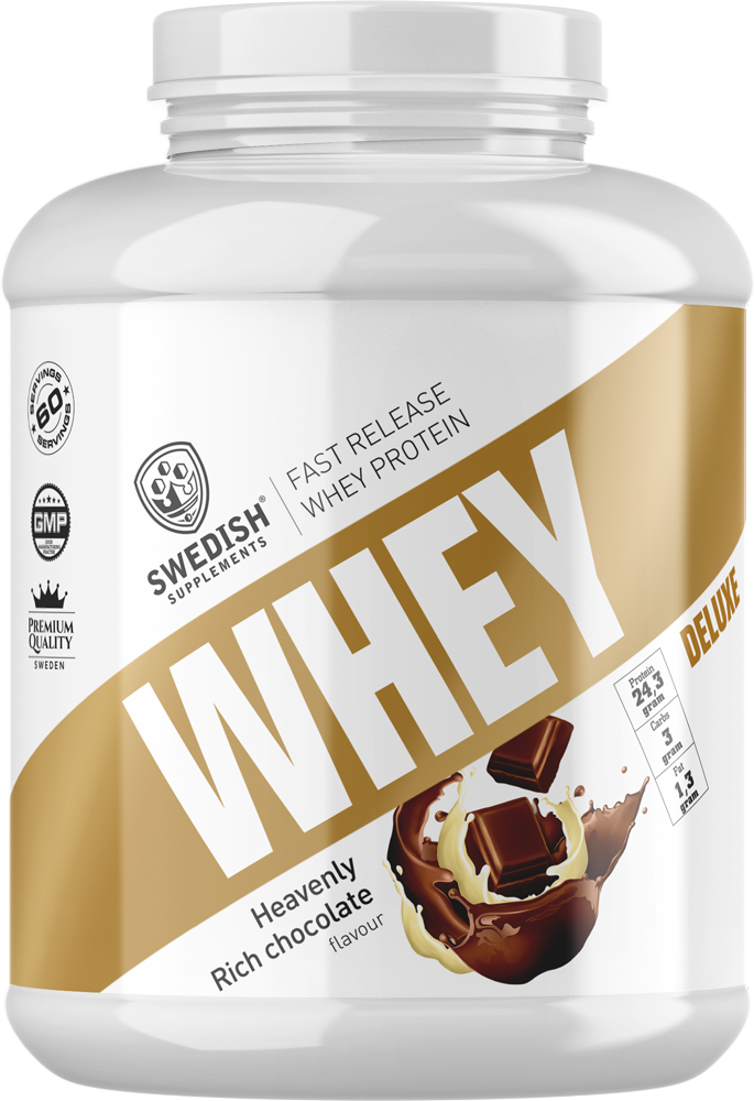 SWEDISH Supplements Whey Protein Deluxe [1800 грама, 54 Дози] - Feel You