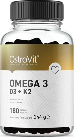 <tc>OstroVit</tc> Omega 3 / D3 + K2 - 180 capsule de gel