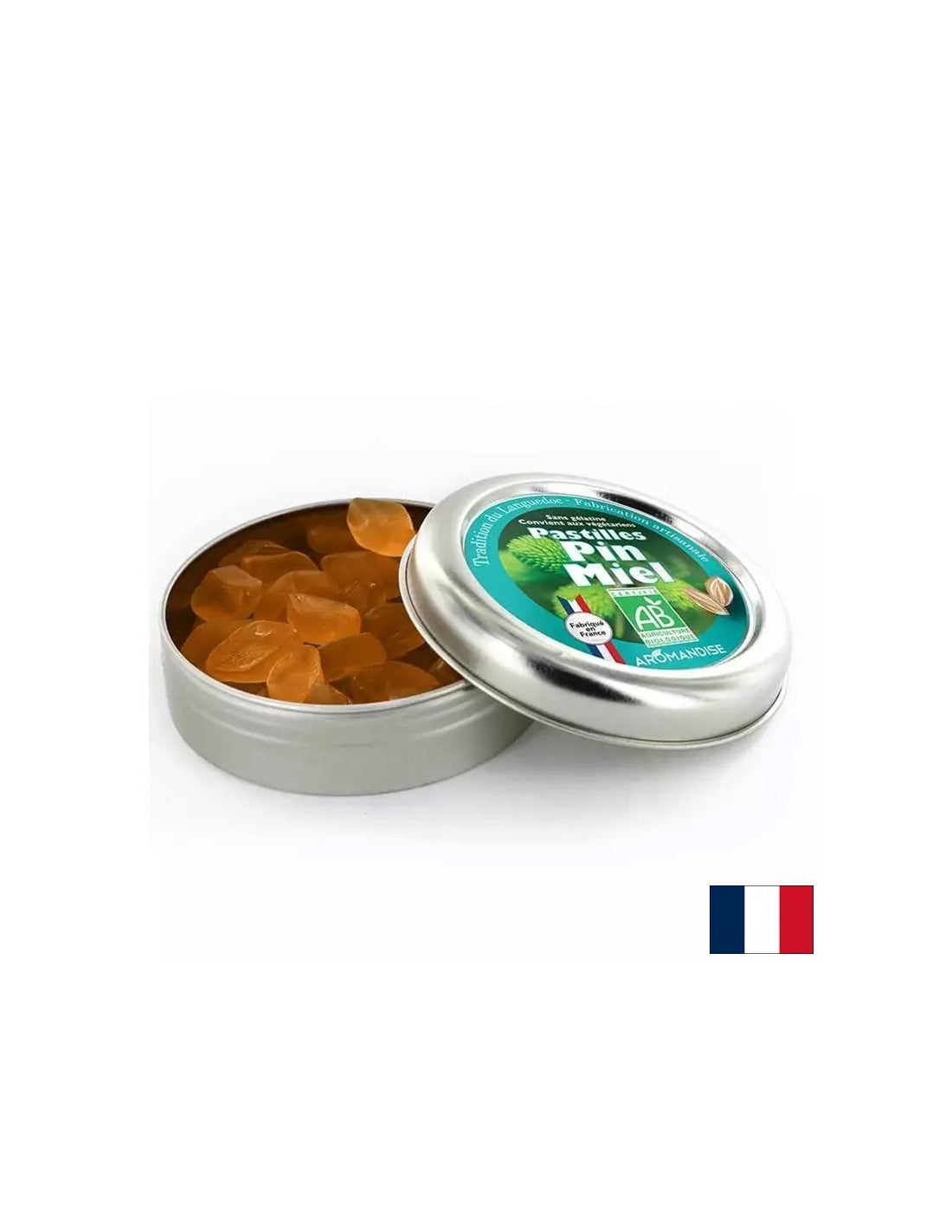 Pastile cu miere și vârfuri de pin, 45 g
