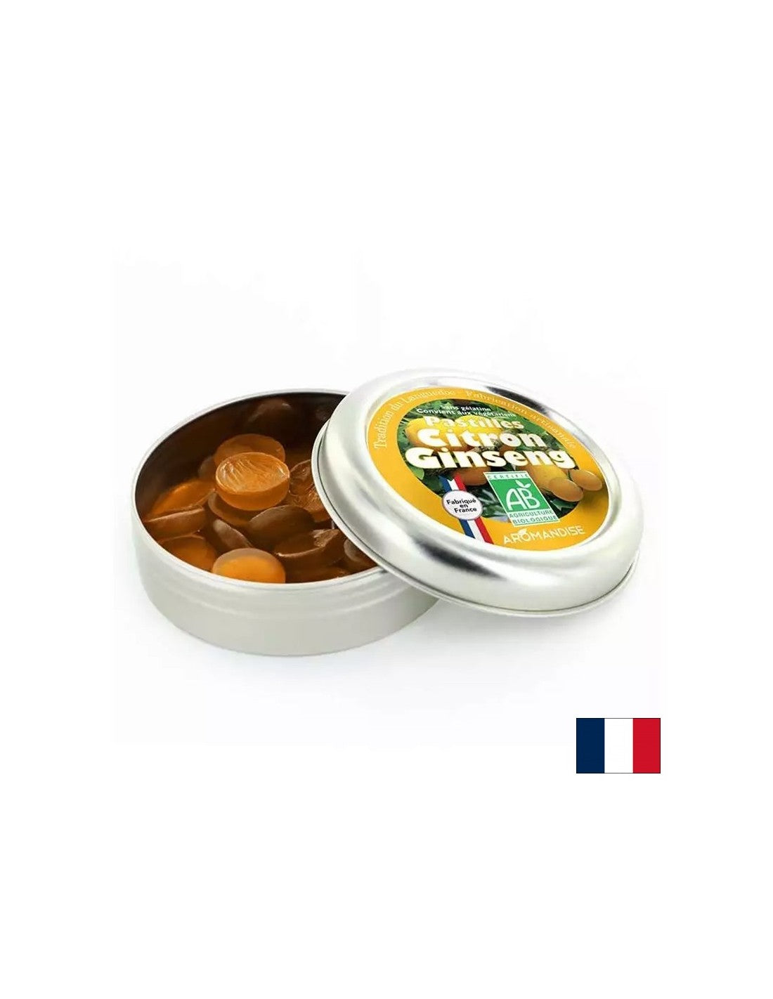 Pastile cu lămâie și ginseng, 45 g
