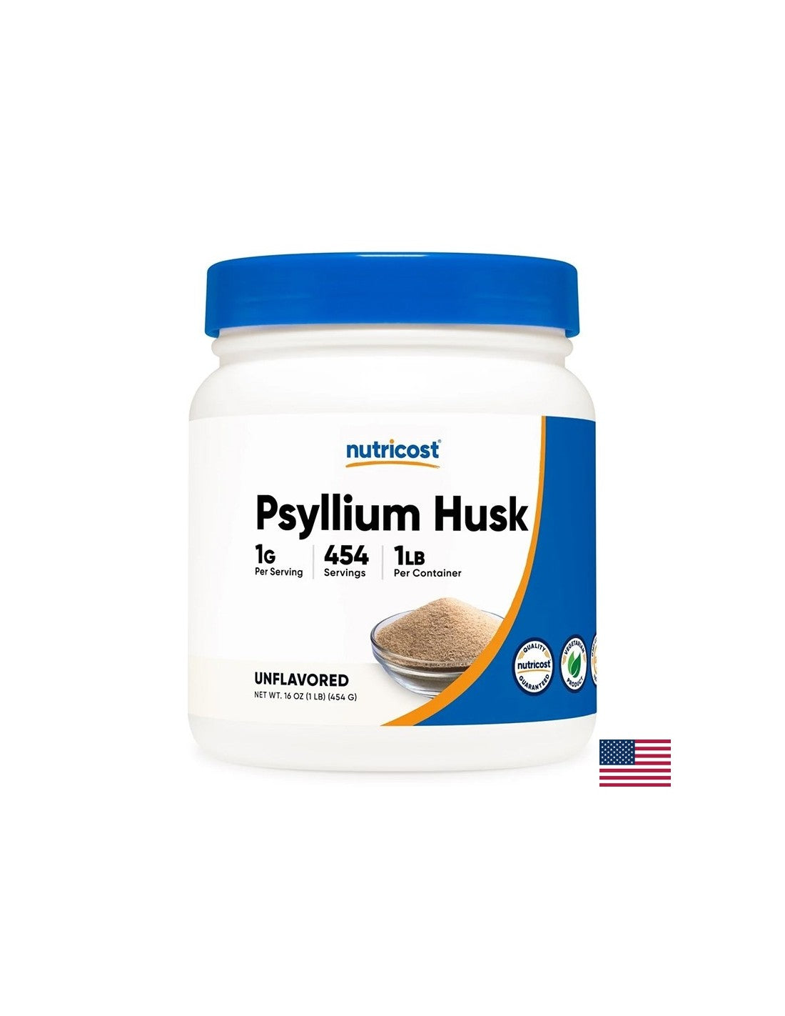 Constipatie - Psyllium (coaja), 454 g pulbere