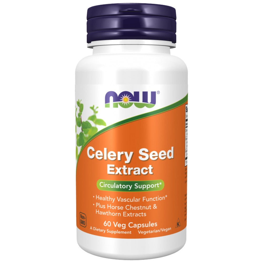 Extract de semințe de țelină 100 mg | cu castan de cai și păducel - 60 de capsule