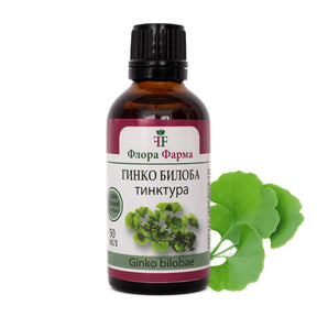 Ginkgo Biloba 500 mg - tincture 50 ml FLORA FARMA - Nutra Best Europe