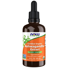 Ashwagandha Extract Liquid | Certified Organic - 59 ml - Nutra Best Europe