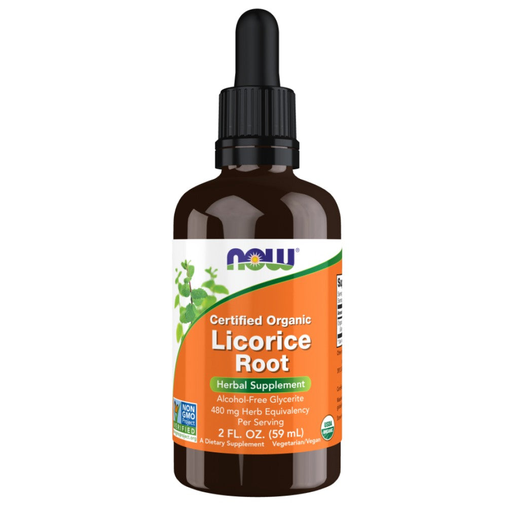 Picături de glicerit din rădăcină de lemn dulce | Organic certificat - 59 ml