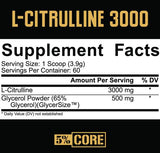 L-Citrulină 3000 | cu GlycerSize™ - 234 grame