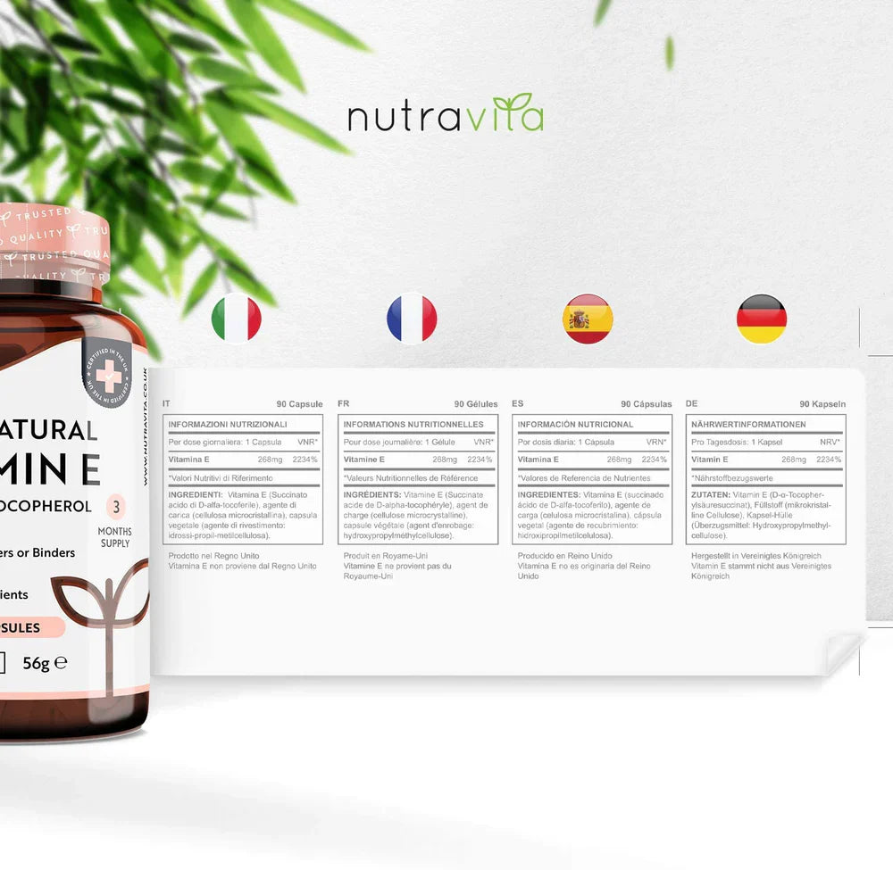 Vitamina E naturala 400UI 90 Vcaps