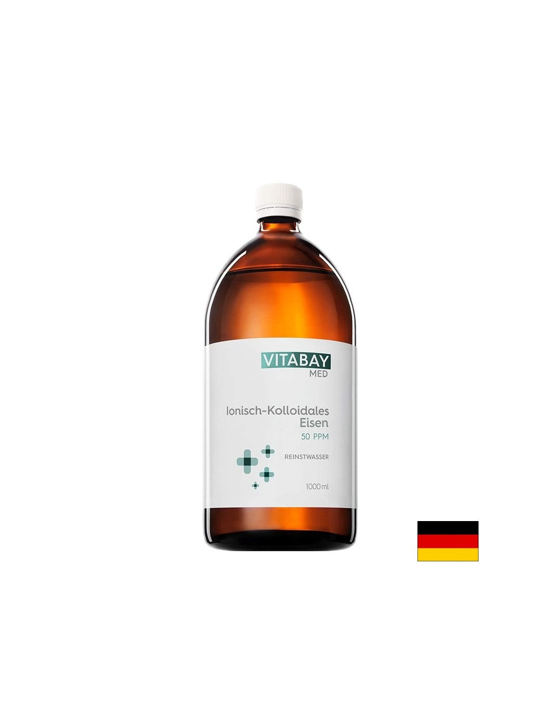 Fier coloidal 50 PPM - puritate 99,99%, 1000 ml