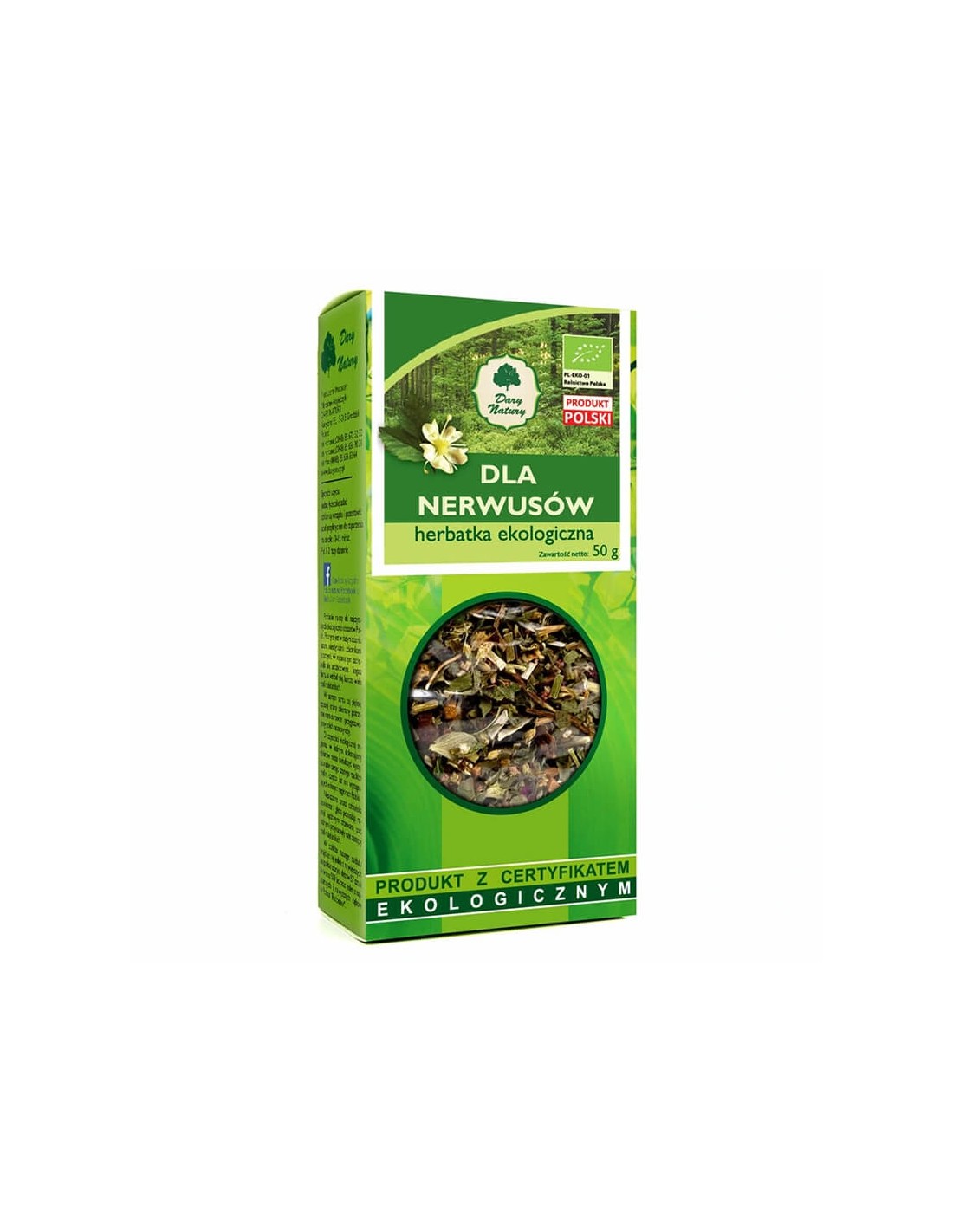 Amestec de plante pentru sistemul nervos Bio, 50 g