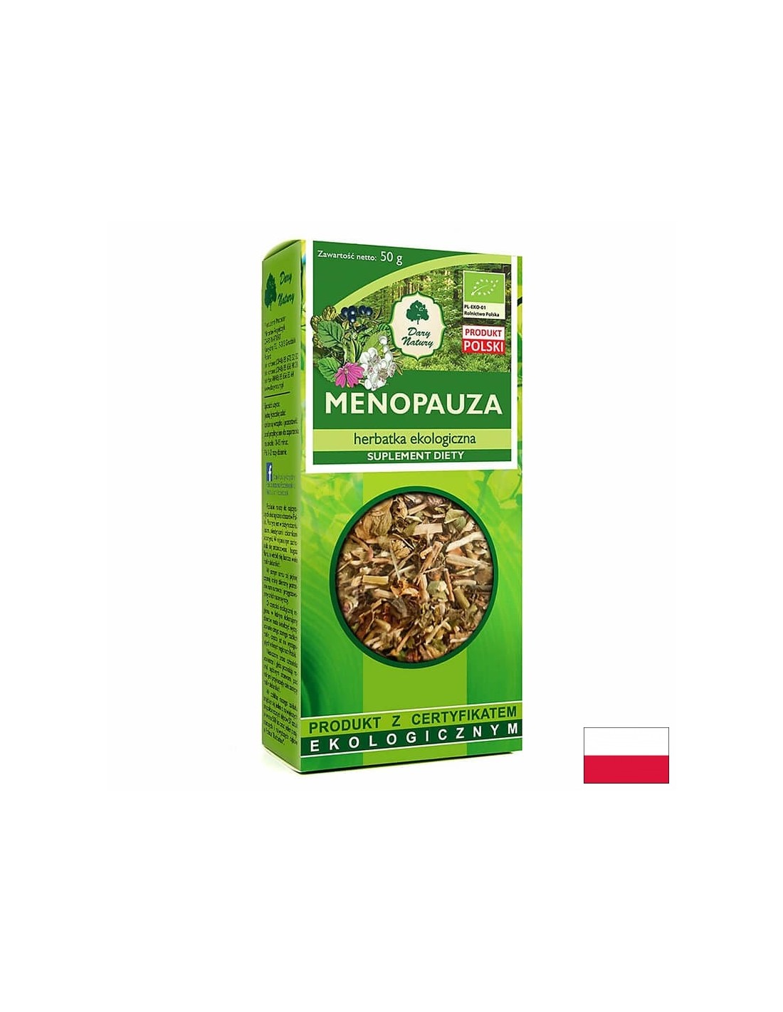 Amestec de plante pentru menopauză Bio, 50 g