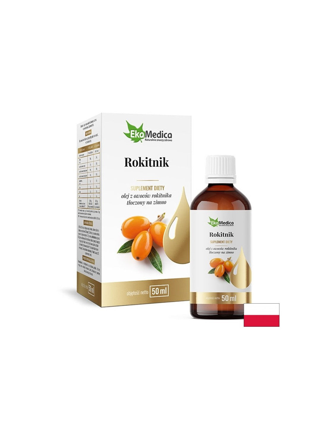 Păr și piele - Ulei de cătină (catină), 50 ml