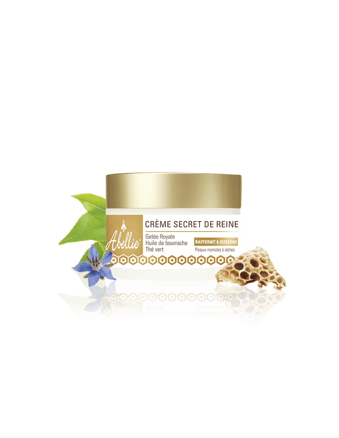Crema de fata cu ulei de borage, laptisor de matca si ceai verde BIO, 50 ml