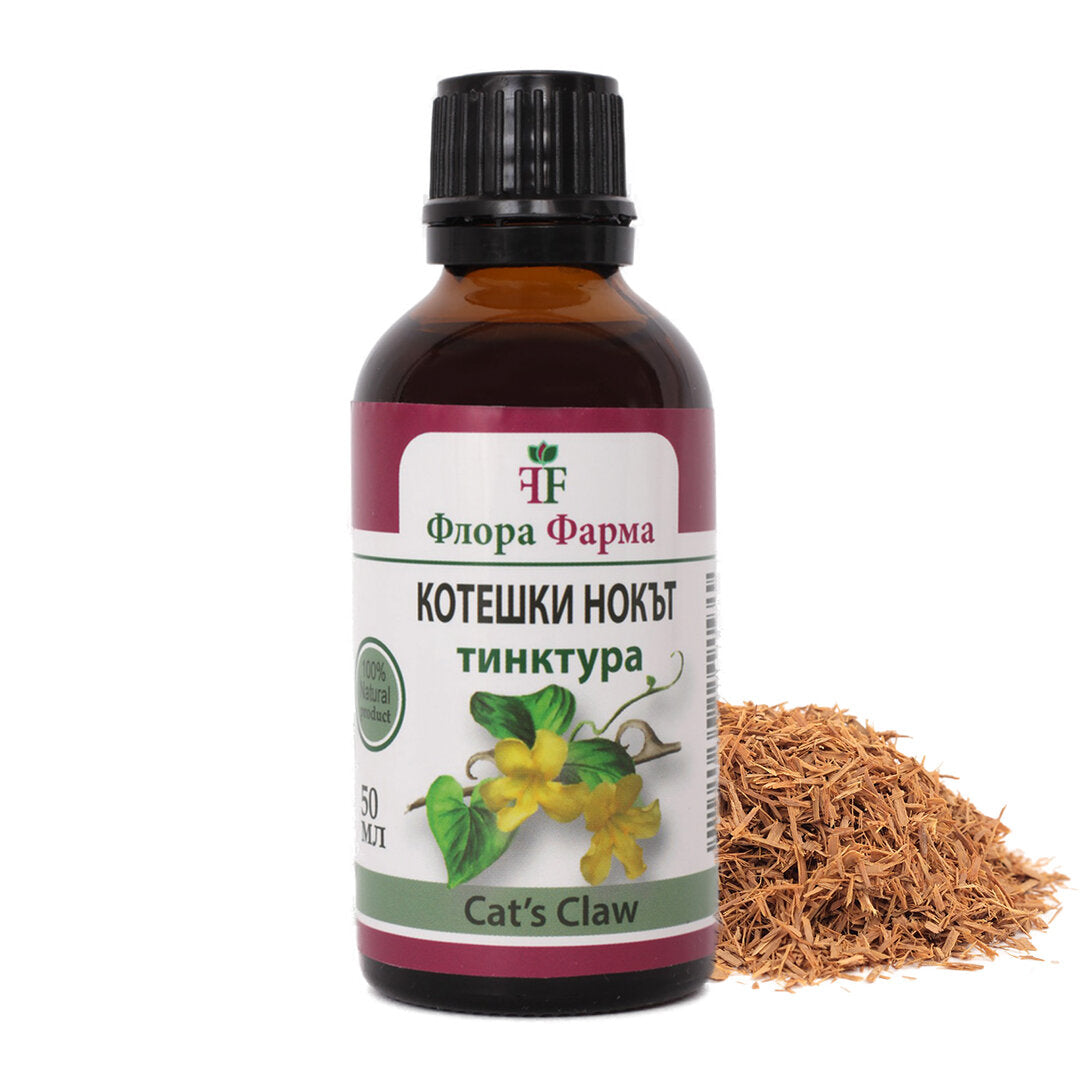 Gheara de pisică 500 mg - tinctură 50 ml FLORA FARMA