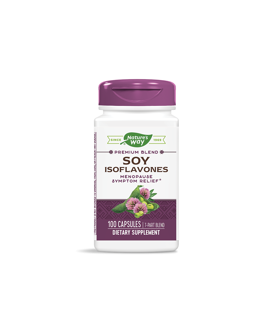Izoflavone de soia - formula premium - Pentru menopauza, 500 mg, 100 capsule