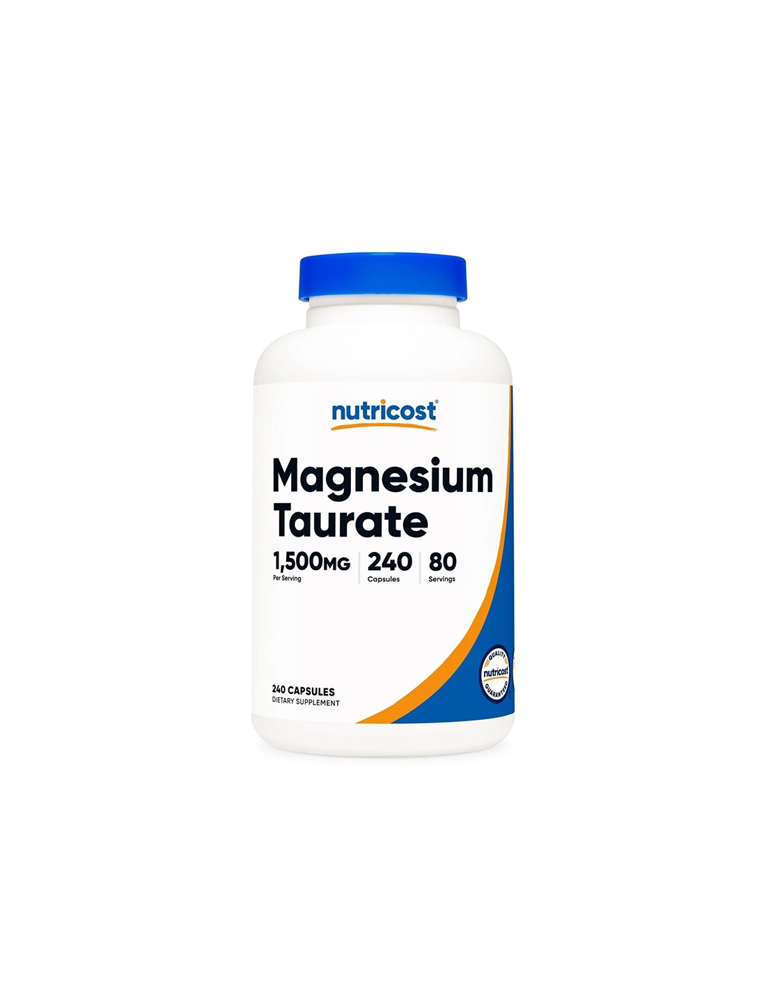 Sistem muscular, cardiac și nervos - magneziu (taurat), 500 mg x 240 capsule