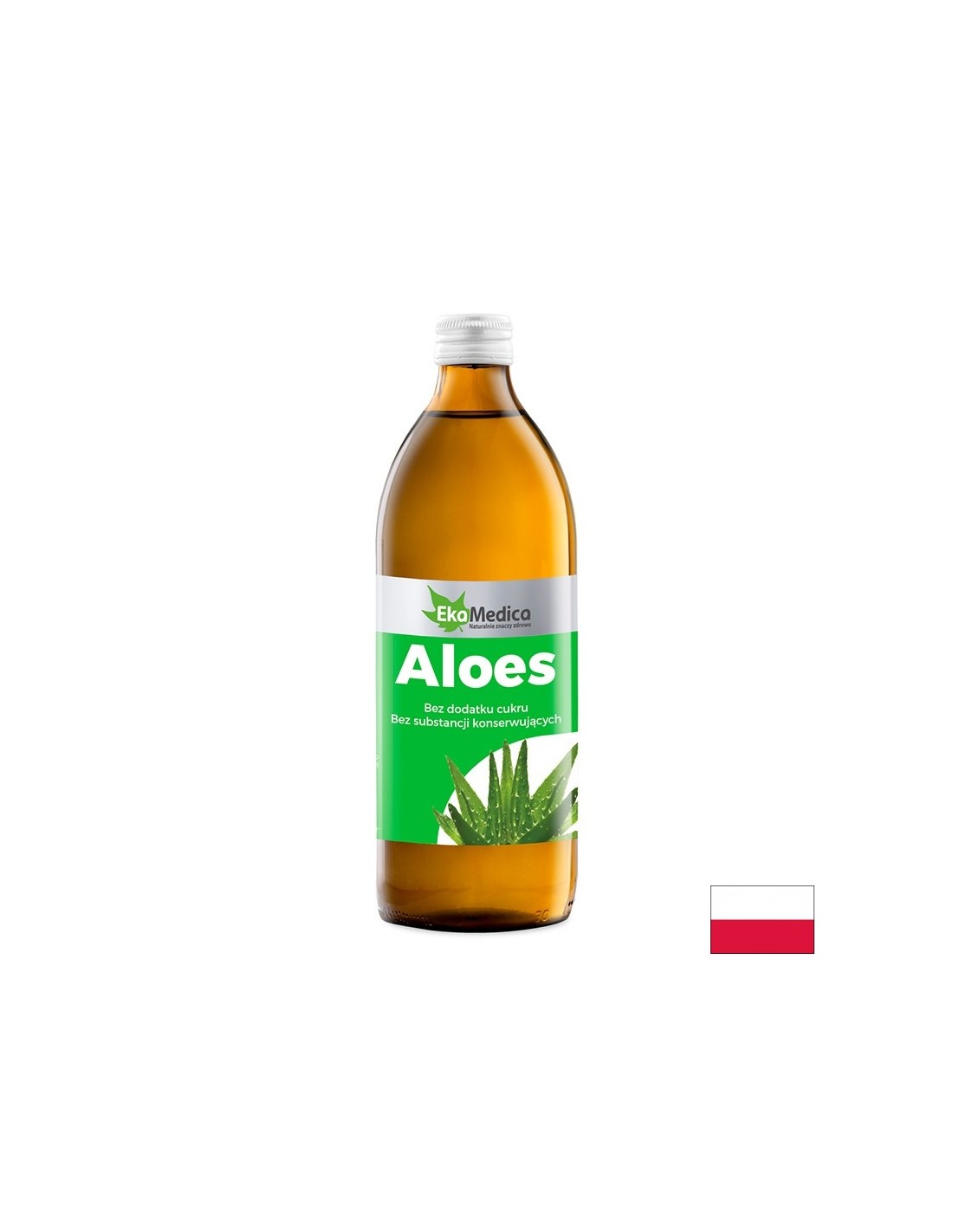Aloe Vera (suc de frunze), 500 ml EkaMedica