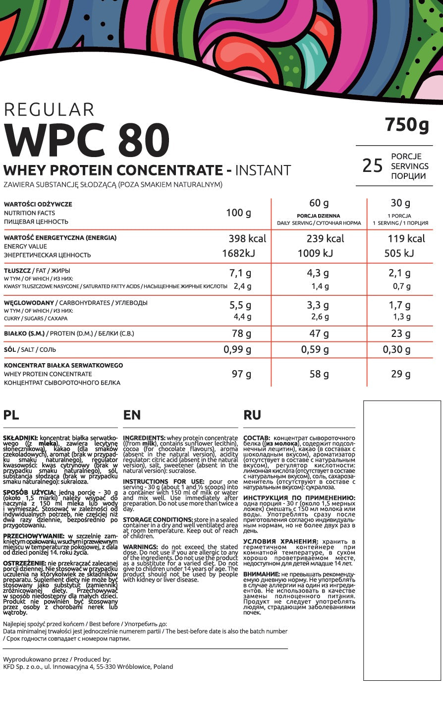 WPC obișnuit 80 - 0,75