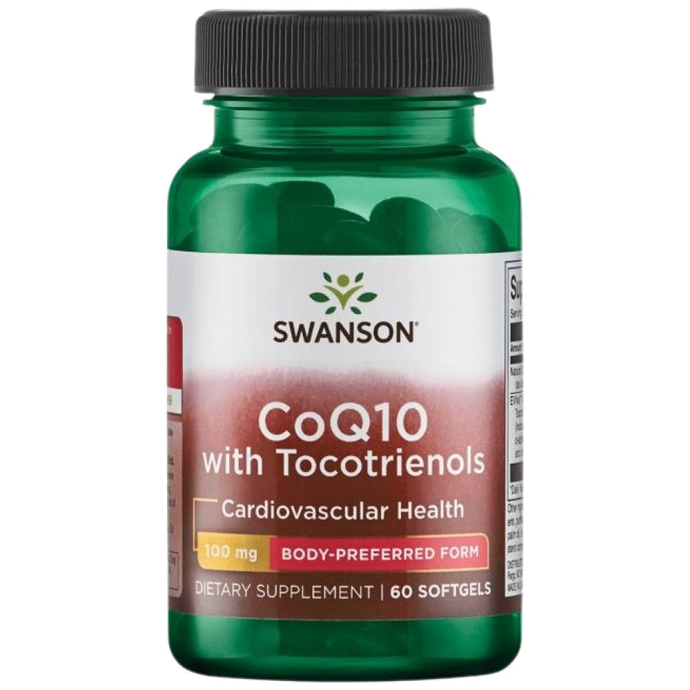 CoQ10 100 mg | Cu 10 mg Tocotrienols 60 capsule de gel