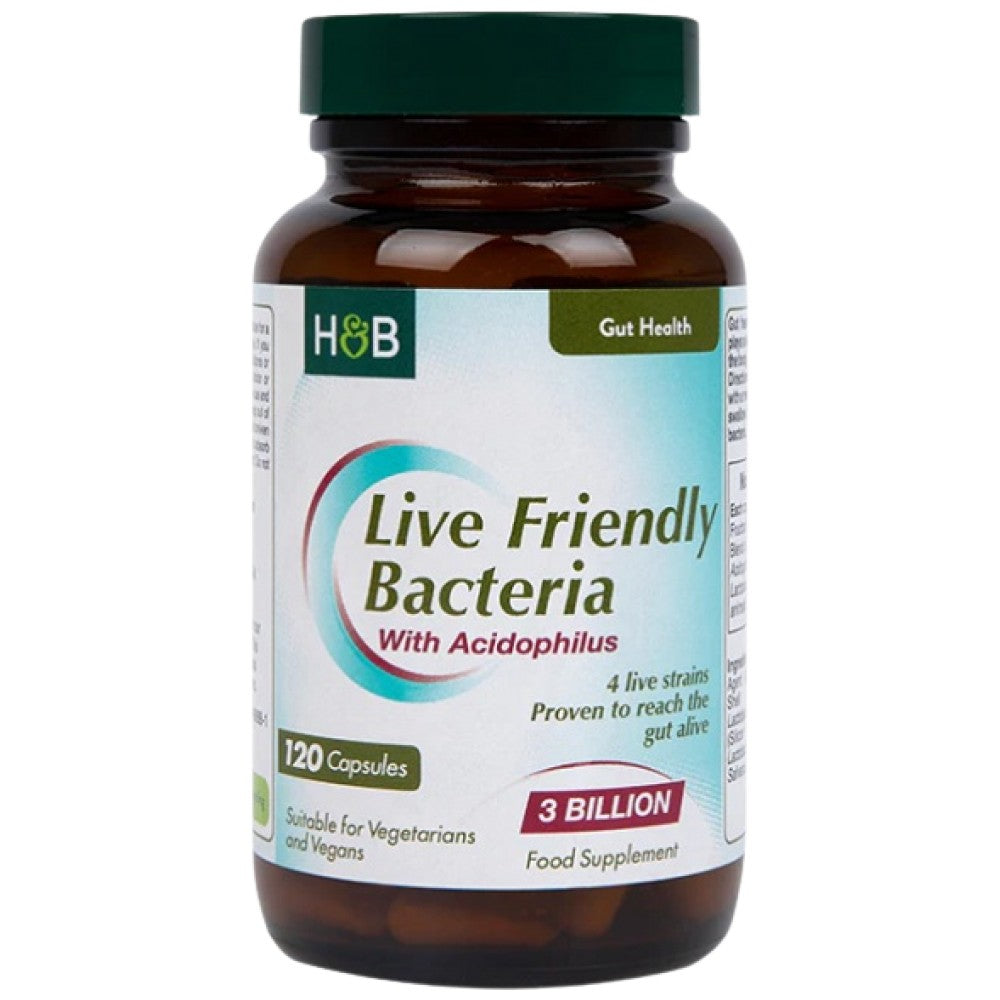 Bacterii prietenoase vii | Cu Acidophilus 3 Billion - 120 capsule