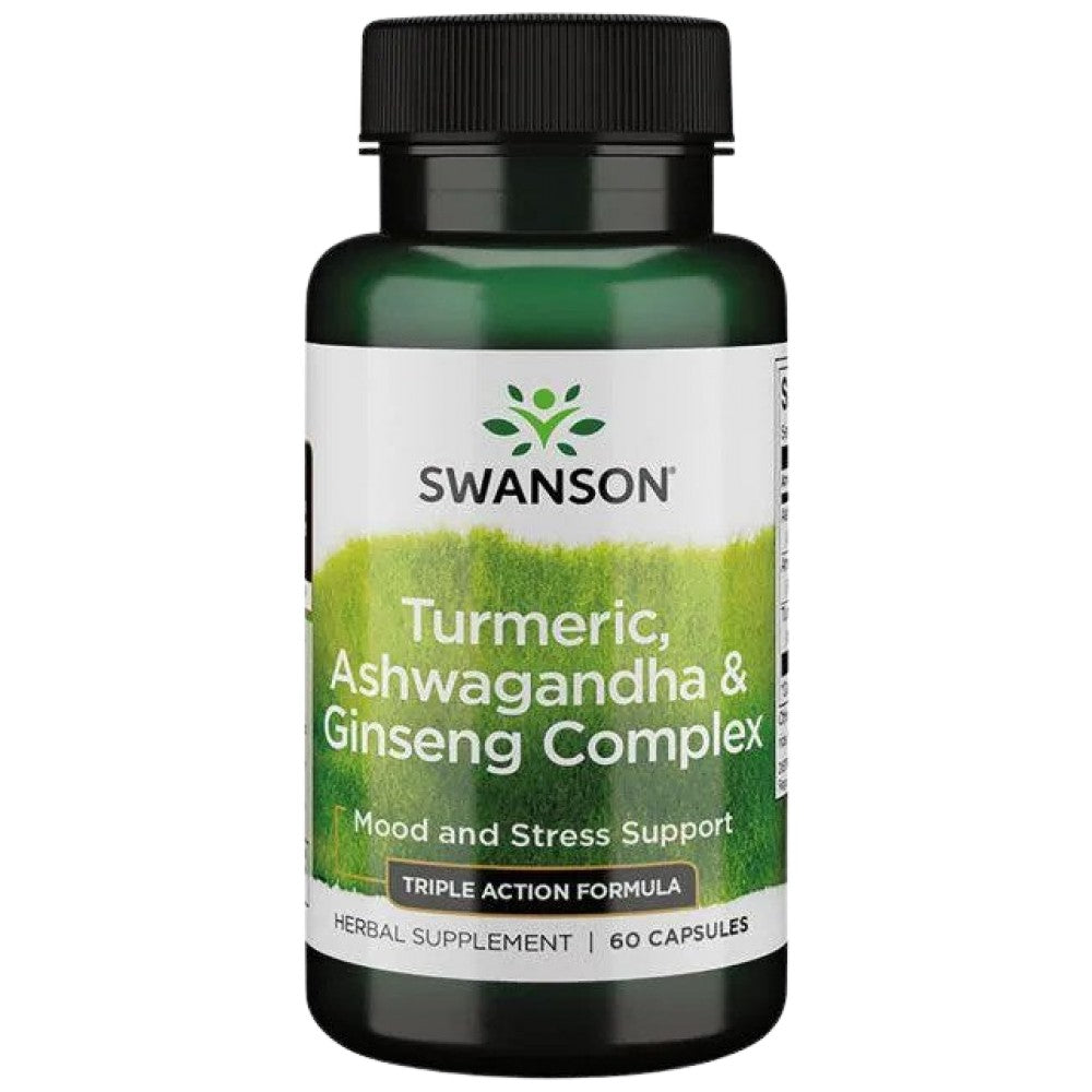 Complex Turmeric, Ashwagandha și Ginseng 60 capsule