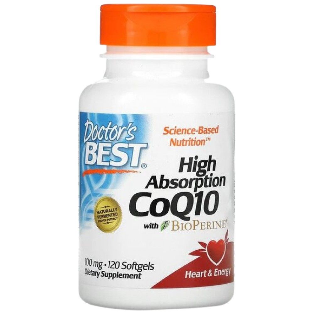 BEST CoQ10 cu Bioperine 100 mg - 120 capsule de gel