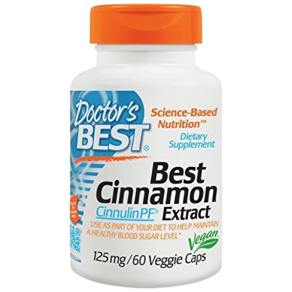 BEST Extract de scorțișoară cu CinnulinPF 125 mg - 60 capsule