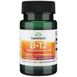 B-12 Hidroxicobalamină 1000 mcg 60 tablete masticabile