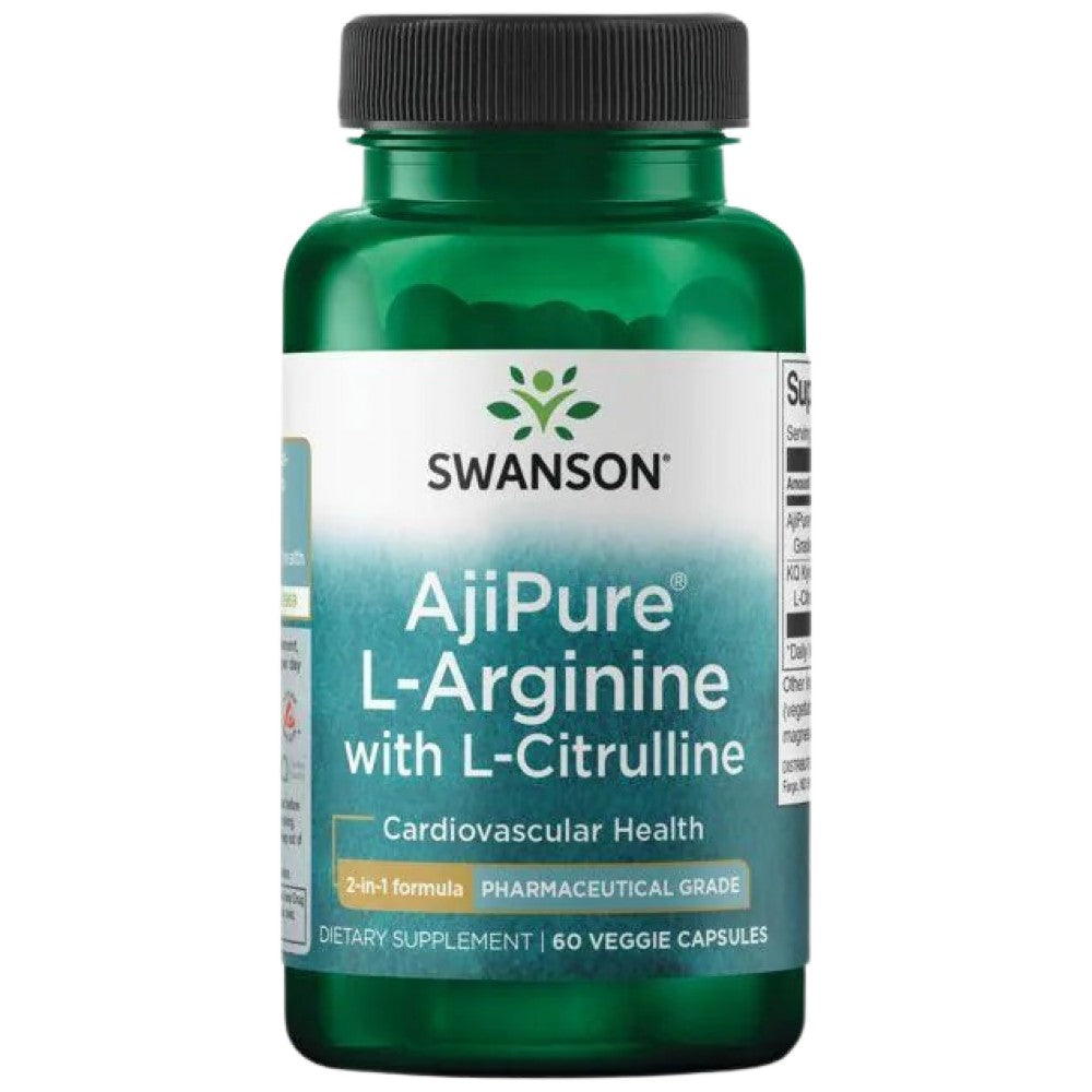 AjiPure L-Arginina cu L-Citrulina 60 capsule