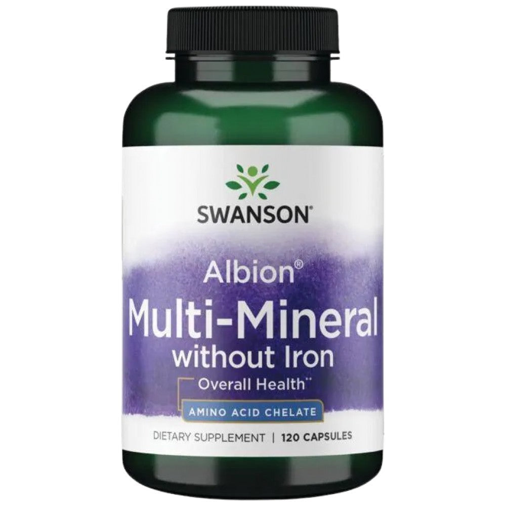 Albion Multi-Mineral Fara Fier 120 capsule