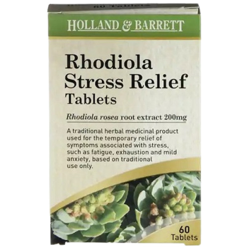 Rhodiola pentru calmarea stresului 200 mg - 60 comprimate