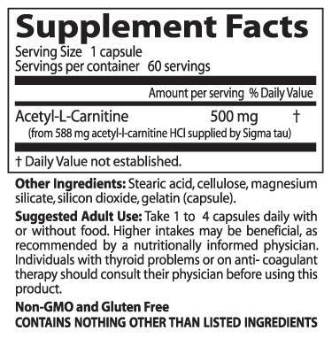 BEST Acetil-L-Carnitina 500 mg - 120 capsule