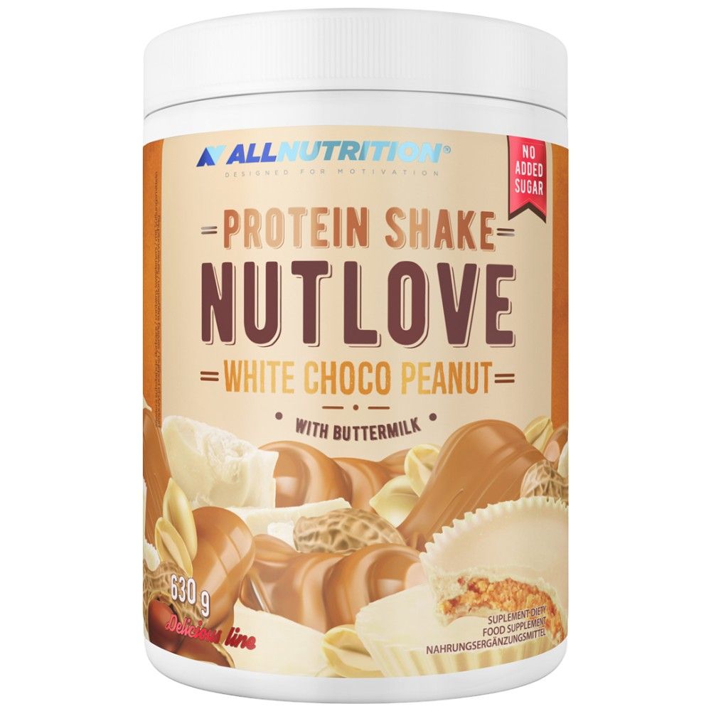 NutLove Protein Shake | Proteine ​​din zer + Cazeină - 630 grame