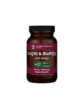 Antioxidant for heart and neurological health - Coenzyme Q10 + Bio Pyrroloquinoline quinone & Shilajit, 60 capsules - Nutra Best Europe