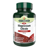 Citrat de magneziu + Vitamina B6 (citrat de magneziu elementar) 119 mg 60 capsule NaturesAid