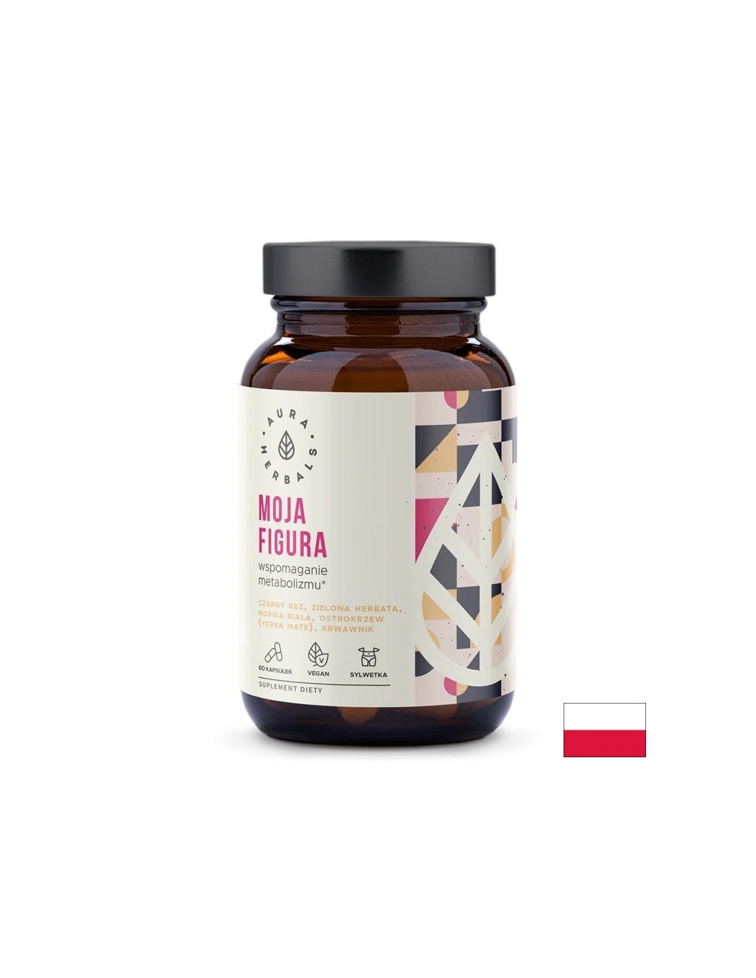 Metabolism (Formula cu soc negru, ceai verde, dud alb, yerba mate si soc), 60 capsule