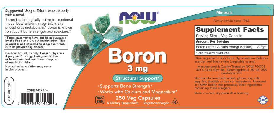 Bor 3 mg - 250 capsule