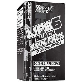 Lipo 6 Black Ultra Concentrate / Stim-Free - 60 capsules - Nutra Best Europe