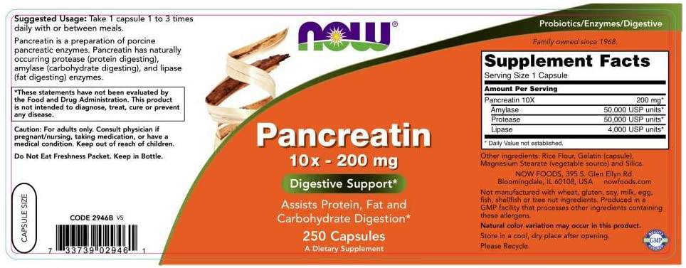 Pancreatină 2000 - 250 capsule