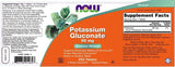 Gluconat de potasiu - 250 tablete