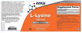 L-Lizină 500 mg - 250 capsule