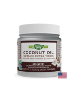 Ulei crud de nucă de cocos organic - 454 grame