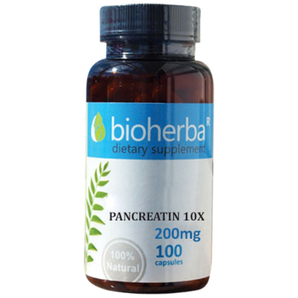 Pancreatină 10x 200 mg - 100 capsule