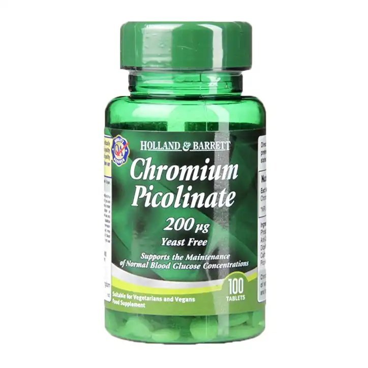 Picolinat de crom 200 mcg - 100 tablete