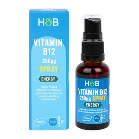 Vitamin B12 (Methylcobalamin) oral spray (Vitamin B12 Energy Spray) 250ug 30ml HOLLAND & BARRETT - Nutra Best Europe